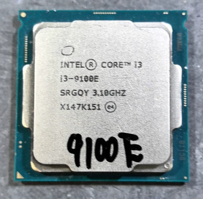 Intel Core i3-9100E SRGQY LGA1151 CPU 3.10GHz quad-core  processor
