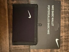 Nike Men s Black Solid Bifold Wallet with Zip...