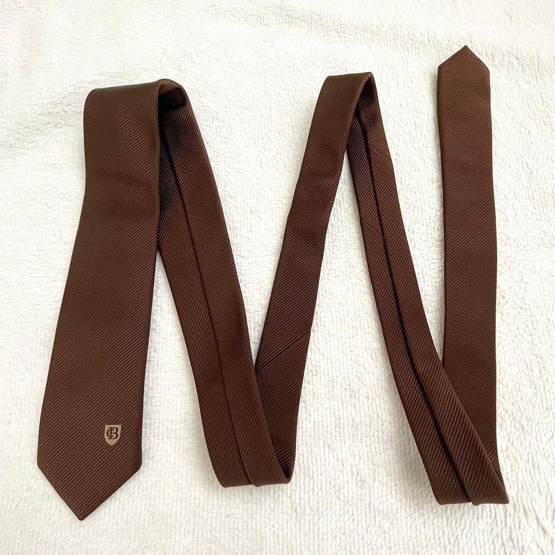 Black Label Crestbridge Silk Solid Narrow Tie Exc… - image 2