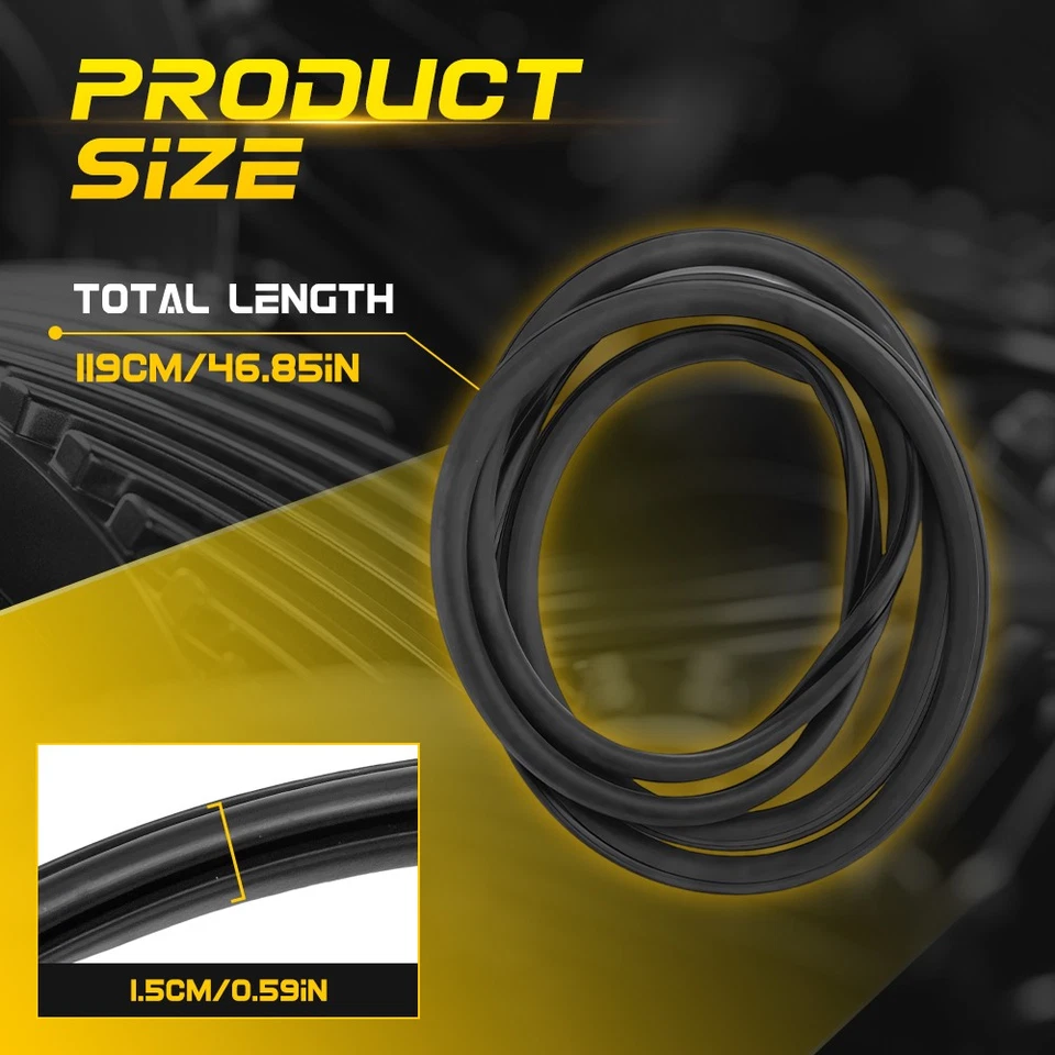 Para Dodge Journey 2009-2018/2007-2011 calibre techo corredizo vidrio sello de resistencia a la intemperie Foto 2 de 4