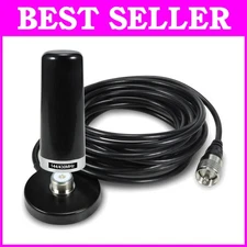 Easy Install Magnetic Base UHF VHF Radio Antenna