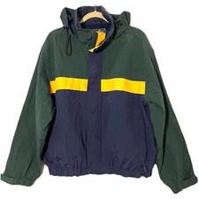 Vintage Eddie Bauer Jacket Mens M Hooded Windbreaker Packable Outdoors Casual