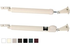 Touch 'n Hold Smooth Dual Door Closer System (Almond) – Heavy-Duty - Almond 