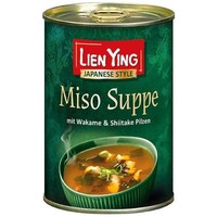 Lien Ying Miso Suppe Mit Wakame Und Shiitake Pilzen, 400Ml