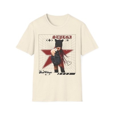 Red Velvet Suelgi Kpop Y2K Star Graphic Tee, Red Velvet Graphic Tee Shirt