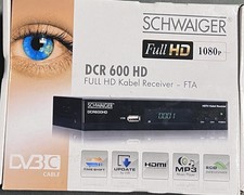 Schwaiger DCR 600 HD Full HD Kabel Receiver – DVB-C HDMI USB Time Shift