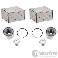 2X NK Radlager Satz Hinten Links+Rechts Passend FüR Nissan Micra Note