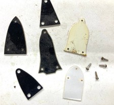 Vintage 60's Asian vintage guitar truss rod covers 6 different pieces