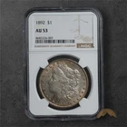 1892 Silver Morgan Dollar $1 - NGC AU53 - Philadelphia