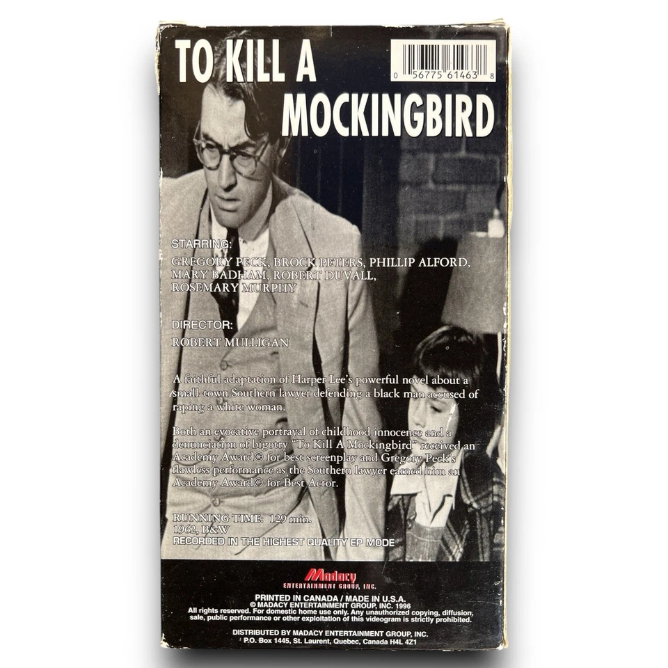 To Kill a Mockingbird - VHS, 1962 - Collectors Edition - Hollywood Classic  Foto 2 de 4