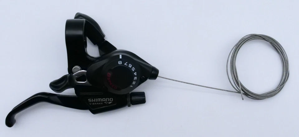 Shimano ST-EF28-8 Right Hand 8-Speed Shifter & V-Brake Lever – 22.2mm NOS - Image 2 of 4