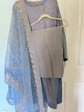 Shalwar Kameez 3-Piece Set Pakistani/Indian Designer GENERATION Medium Formal