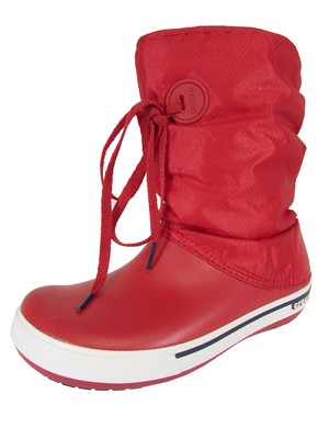 Crocs Womens Crocband II.5 Lace Boot Shoes, Pepper/Nautical Navy, US 4