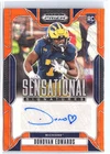 2025 Panini Prizm Draft Picks Football Orange Wave Donovan Edwards #SS-DES