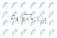 NTY Antriebswelle NPW-RE-040 FüR Dacia Renault