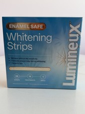 Lumineux Teeth Whitening Strips Enamel Safe Peroxide Free 28 Count
