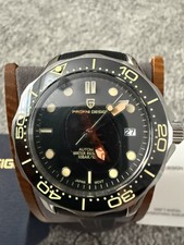 PAGANI DESIGN PD-1667 Automatic Mechanical Watch  Japan NH35 BLACK 