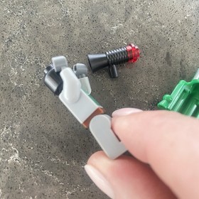 LEGO sw0002a Star Wars Minifigure BOBA FETT 2006 Bluish Grays 6209 6210 Blaster