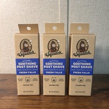 Dr Squatch Men's Natural Soothing Post Shave 2.5 Oz Lot Of 3 Fresh Falls