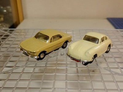 Faller AMS BMW 2000 CS und Porsche 356 sehr guter Zustand Funktion geprüft 