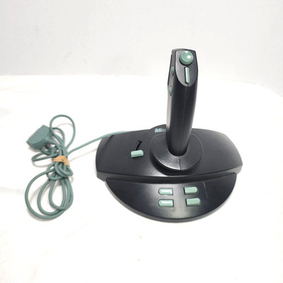 Vtg MICROSOFT Sidewinder 3D Pro Serial Joystick Flight Stick Simulator PC TESTED
