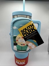2026 South Park TEAM BUTTERS 40 oz Tumbler Hydration Bundle Valentines Day NWT