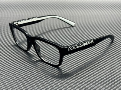 DOLCE & GABBANA DG5112 501 Black Unisex 55 mm Eyeglasses
