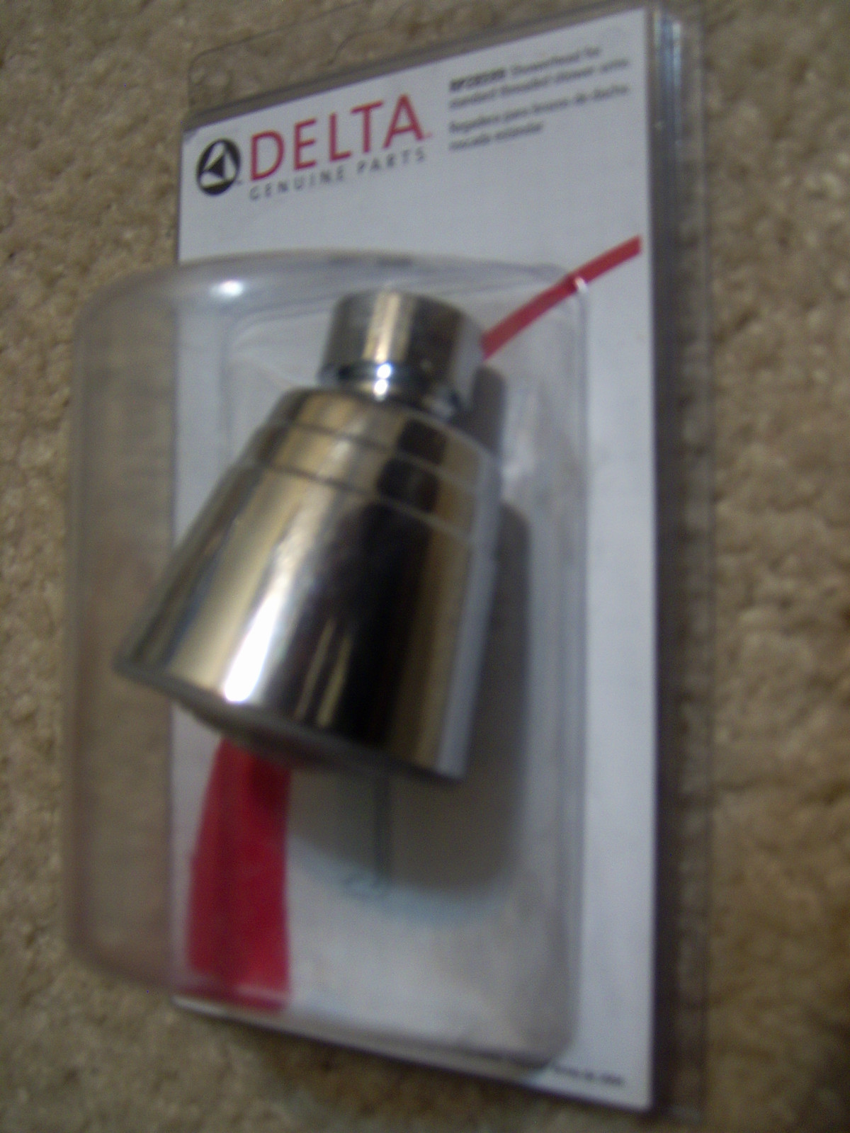 Delta Faucet RP28599 PushClean TM Showerhead, Chrome in Original