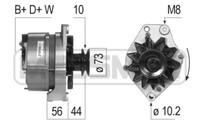Messmer Lichtmaschine Generator 90A 14V FüR VW Transporter I Bus 1.5 1.6 1.9 D