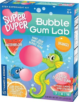 Thames & Kosmos Super Duper Bubble Gum Lab STEM Experiment & Activity Kit 
