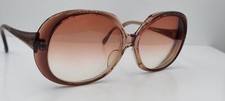 Vintage Rosler 204 Brown Oval Sunglasses Germany FRAMES ONLY