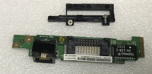 Lenovo ThinkPad X1 1.Gen Akkuanschluss Ethernet  RJ45 Board 04W2066