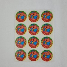 VTG 1989 TREND Scratch  Sniff Sticker Sheet FANTASTIC 12 Stinky Stickers