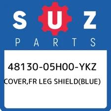 48130-05H00-YKZ Suzuki Cover,fr leg shield(blue) 4813005H00YKZ, New Genuine OEM 