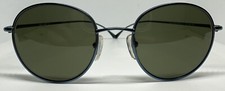 Vintage Rolling Sunglass 917 48 Italy Round shades Blue Unisex UNIQUE Sunglasses