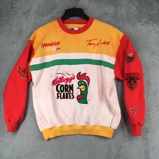 Vintage Terry Labonte Sweatshirt Medium Jeff Hamilton NASCAR Racing Kelloggs