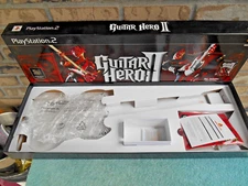 Sony PlayStation 2 GUITAR HERO II EMPTY BOX! WITH STICKERS FOR DISPLAY OR SALES!
