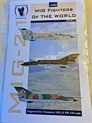 EAGLE STRIKE DECALS 32032 MIG FIGHTERS OF THE WORLD, PART I, NEW