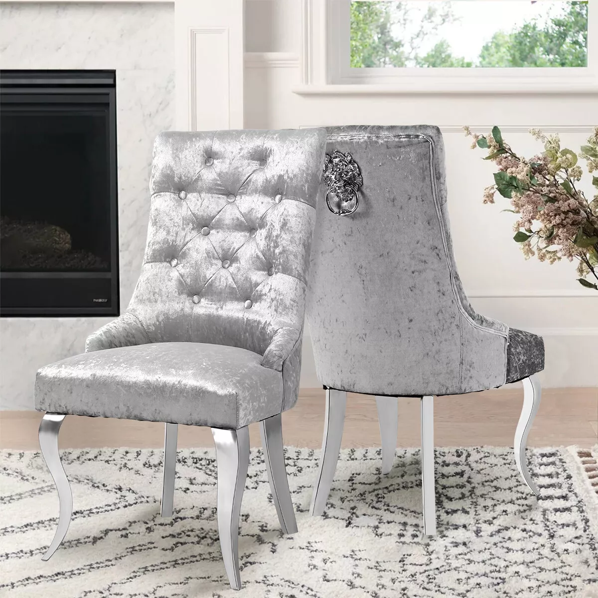 Door knocker dining chairs cheap