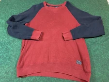 Nike - Essential Crewneck Sweatshirt - Red | Black - Mens Size MEDIUM