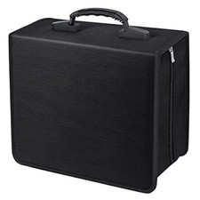 CD/DVD Binder CD DVD Case Holder Binder 400 Capacity CD/DVD Wallet Storage Bo...