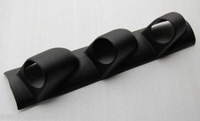Triple Gauge Pod 60mm Universal Oem Texture A Pillar Apillar Black Powerstroke