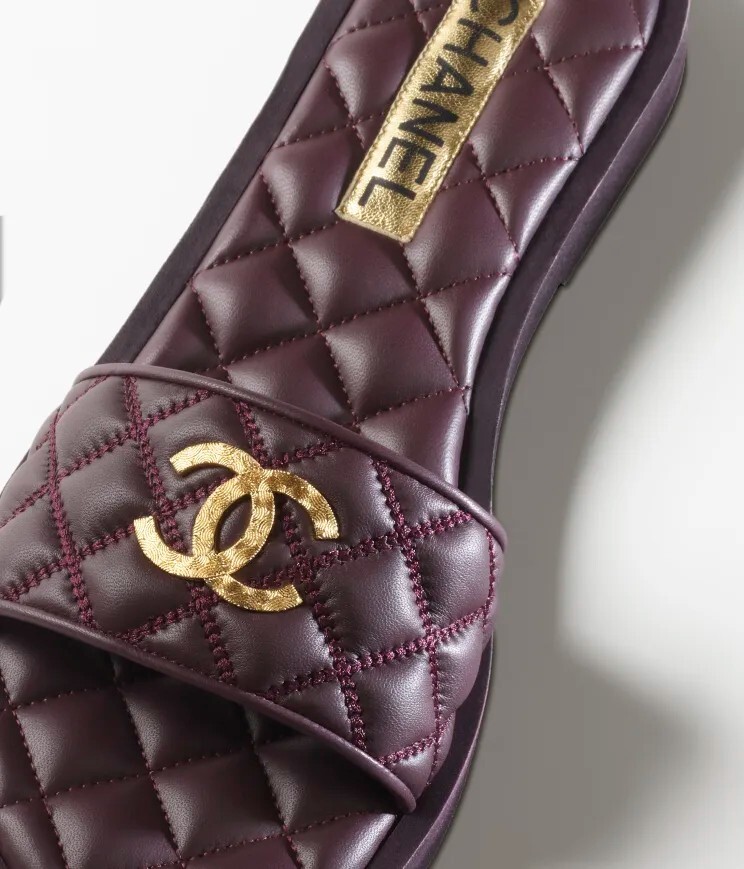 CHANEL ミュール NEW $900 21P CHANEL WHITE LEATHER SANDALS FLATS THONGS 37 | eBay