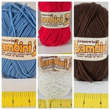 Brunswick Yarn Bambini 100% Acrylic Baby Wash 'N' Wear 200y 1.4oz