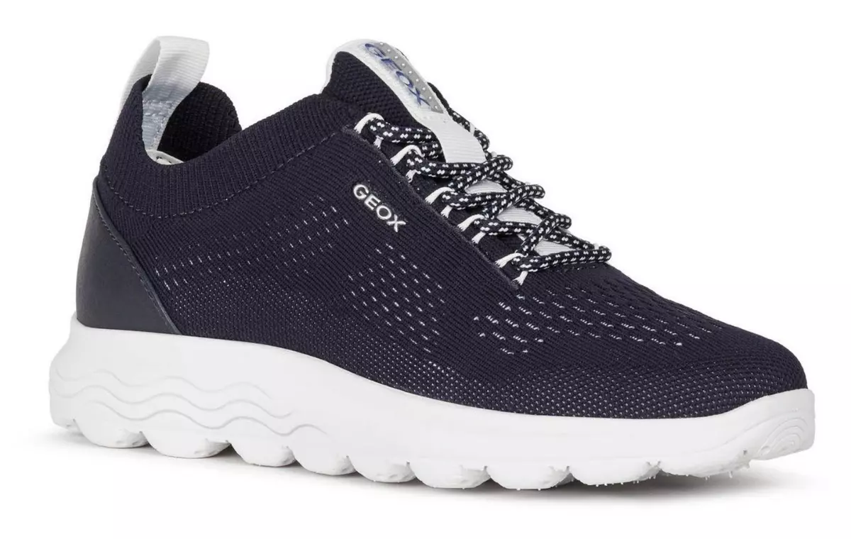 Text. eBay Low Shoes Trainers Knitted Spherica Geox Up Ladies | Lace D Sporty A