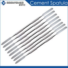 8 Pcs Dental Cement /Wax Spatulas Double Ended Mixing Scraper Stainless Steel