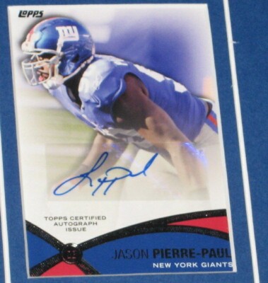 Jason Pierre Paul Signed Framed Rookie Card SB Photo Display