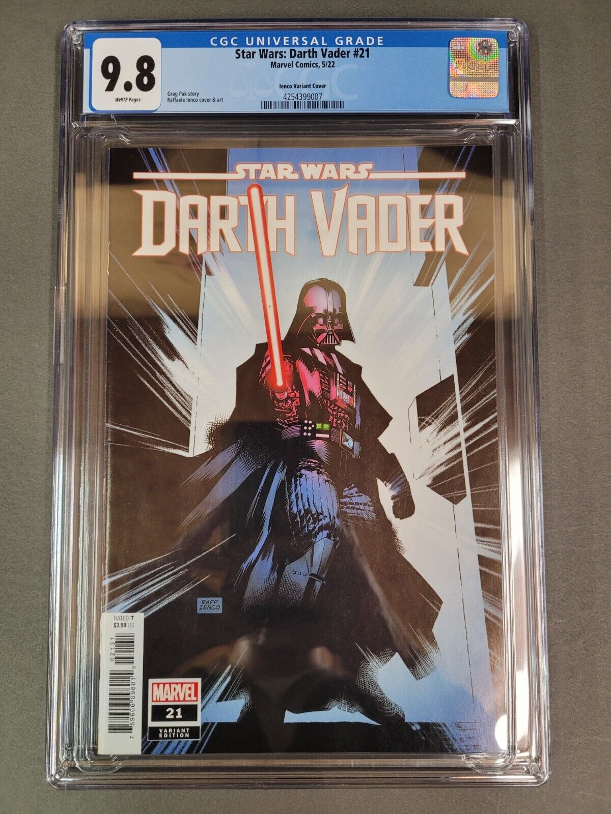 Star Wars Darth Vader #21 Cover C Incentive Raffaele Ienco Variant Cover CGC 9.8