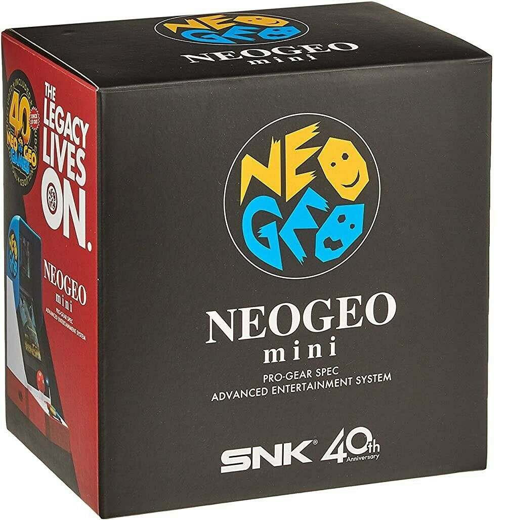 NEOGEO Mini Pro Player Pack USA Version 2 Game Pads Black White