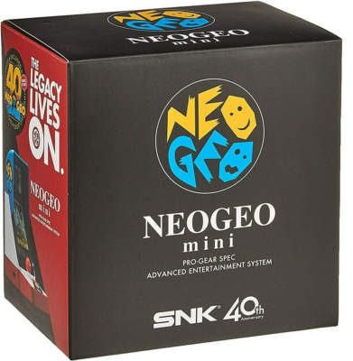 NEOGEO Mini Pro Player Pack USA Version 2 Game Pads Black White